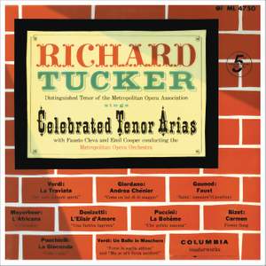 Richard Tucker - Celebrated Tenor Arias