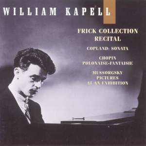 William Kapell Edition, Vol. 8: Frick Collection Recital