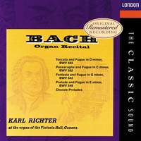 JS Bach: Organ Recital