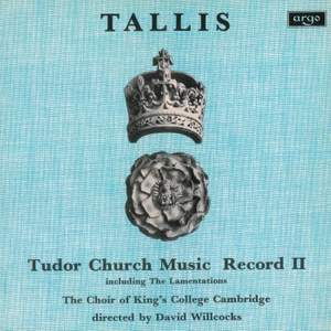 Tallis: Tudor Church Music II (Lamentations of Jeremiah)