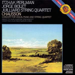 Chausson: Concert in D major for piano, violin and string quartet, Op. 21