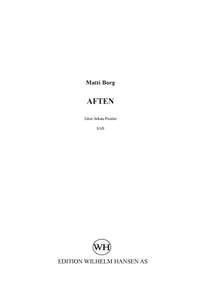 Matti Borg_Juliane Preisler: Aften