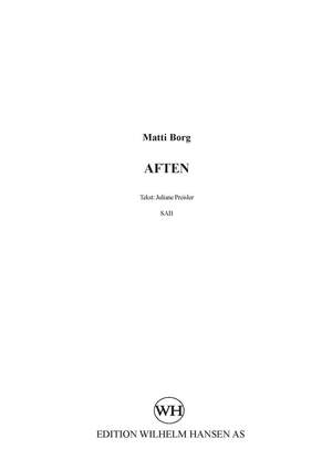 Matti Borg_Juliane Preisler: Aften