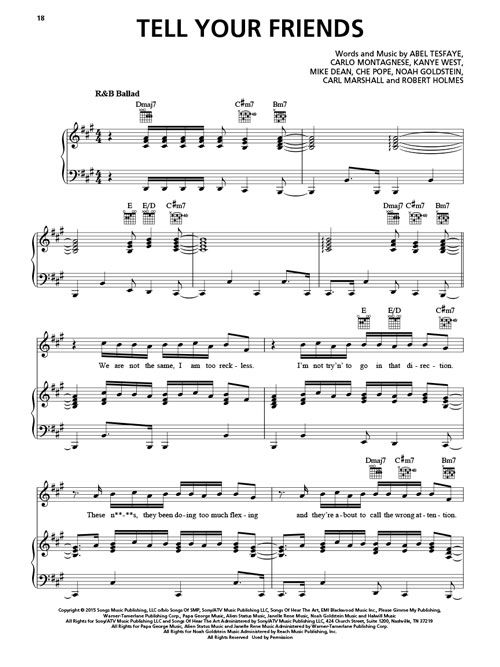 The Weeknd Beauty Behind The Madness Presto Music