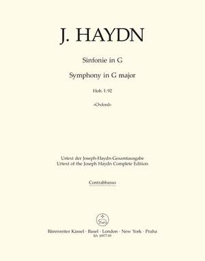 Haydn, Joseph: Symphony G major Hob. I:92 "Oxford"