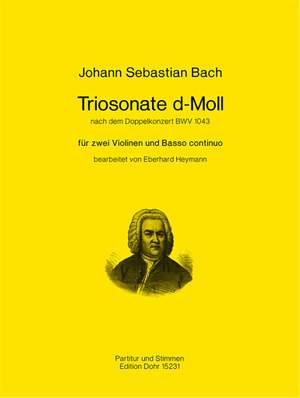 Bach, J S: Trio Sonata D minor BWV1043