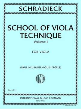 Schradieck, H: School of Viola Technique Volume 1 Vol. 1