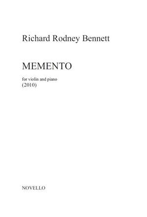Richard Rodney Bennett: Memento