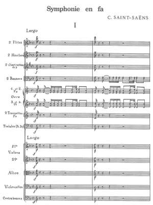 Saint-Saëns, Camille: Symphony in F major Urbs Roma