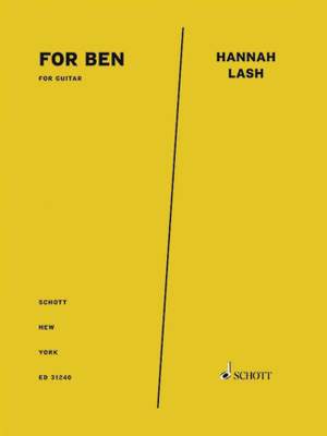 Lash, H: For Ben