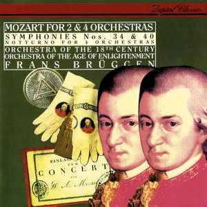 Mozart: Symphonies for 2 & 4 Orchestras