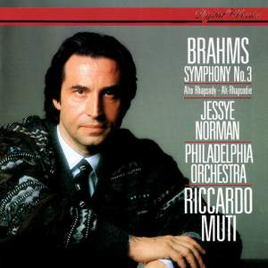 Brahms: Symphony No. 3 & Alto Rhapsody