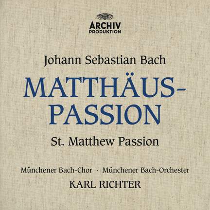 Bach, J S: St Matthew Passion, BWV244