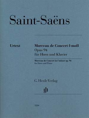Saint-Saëns, C: Morceau de Concert f-moll F minor op. 94