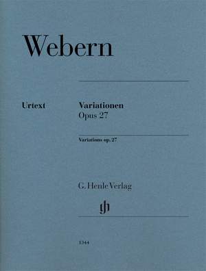 Webern, A: Variationen op. 27