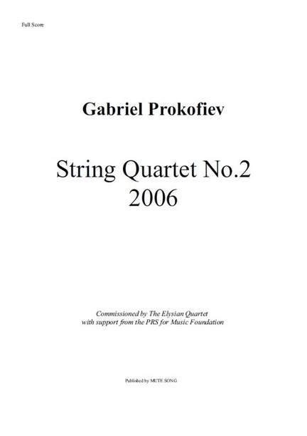Gabriel Prokofiev: String Quartet No.2