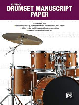 Alfred&#x27;s&#x20;Drumset&#x20;Manuscript&#x20;Paper