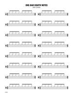 Alfred's Drumset Manuscript Paper Product Image