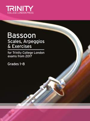 Trinity: Bassoon Scales Grades 1-8 from 2017