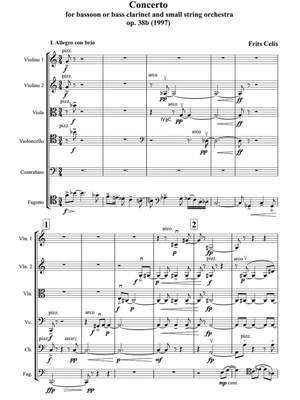Celis, Frits: Concerto for bassoon and orchestra