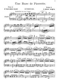 Dell’Acqua, Eva: Une ruse de Pierrette (Opéra comique en un acte)