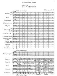 Lyapunov, Sergey: Second Piano Concerto in E major, Op. 38