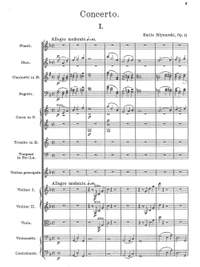 Mlynarski, Emile: Concerto pour Violin et orchestre op.11