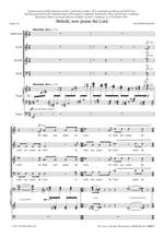 Martin, Matthew: Behold, now praise the Lord. SATB (CSS) Product Image