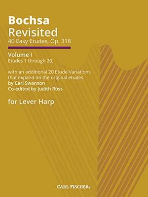Bochsa Revisited - 40 Easy Etudes, Op. 318 - Vol I (Lever Harp)