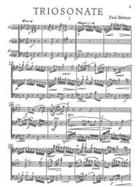 Büttner, Paul: Trio Sonata for Violin, Viola and Cello
