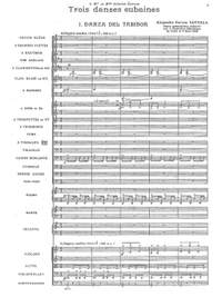 Caturla, Alejandro Garcia: Trois Danses Cubaines pour Orchestre Symphonique