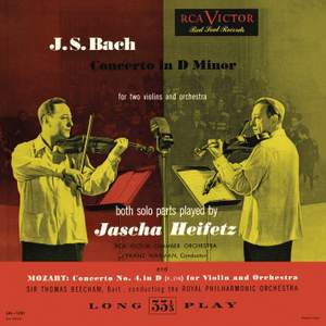 Bach: Concerto for Two Violins & Mozart: Violin Concerto No. 4