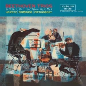 Beethoven: String Trios Op. 9, Nos. 1 & 3
