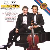 Beethoven: Cello Sonata No. 4 & Variations for cello & piano