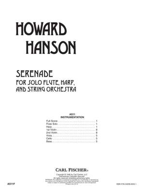 Howard Hanson: Serendae for Flute, Harp and Strings