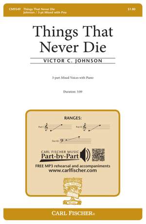 Victor C. Johnson: Things That Never Die