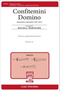 Alessandro Constantini: Confitemini Domino