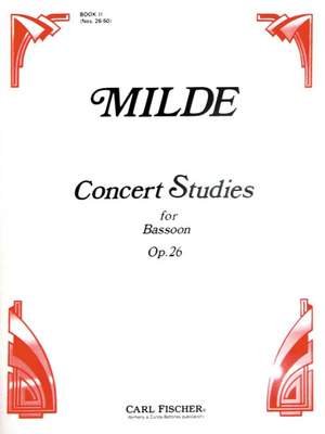Ludwig Milde: Concert Studies