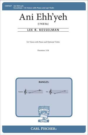 Lee R. Kesselman: Ani Ehh'yeh