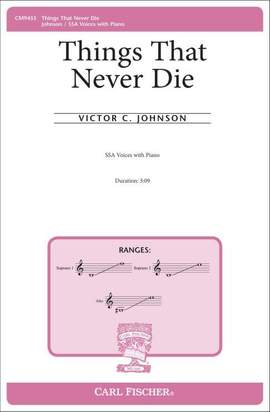 Victor C. Johnson: Things that Never Die