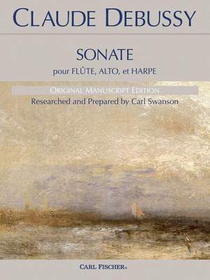 Claude Debussy: Sonate pour Flûte, Alto, et Harpe