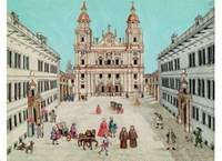 View of the Salzburg Cathedral Square