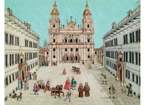 View of the Salzburg Cathedral Square