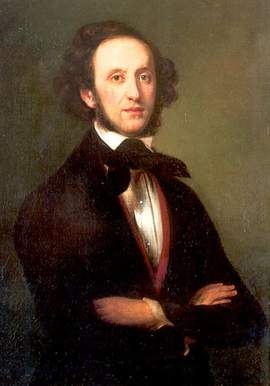 Felix Mendelssohn Bartholdy, 36-jährig