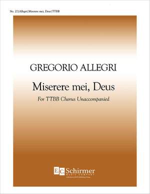 Gregorio Allegri: Miserere Mei Deus