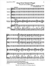 Johannes Brahms: Song from Ossian's Fingal, Op.17/4