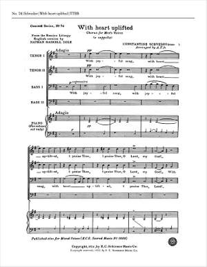 Constantine Schvedov: With Heart Uplifted
