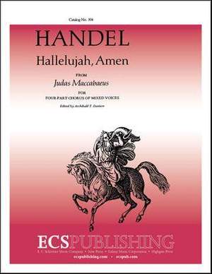 Georg Friedrich Händel: Judas Maccabaeus: Hallelujah, Amen