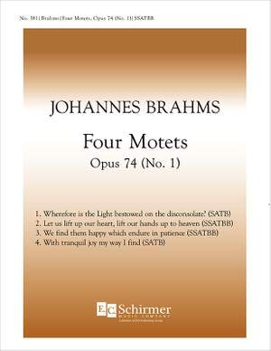 Johannes Brahms: Four Motets, Opus 74