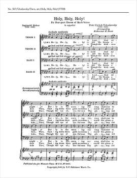 Pyotr Ilyich Tchaikovsky: Holy, Holy, Holy